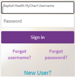 Baptist Health Patient Portal Login