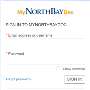 Northbay Patient Portal Login